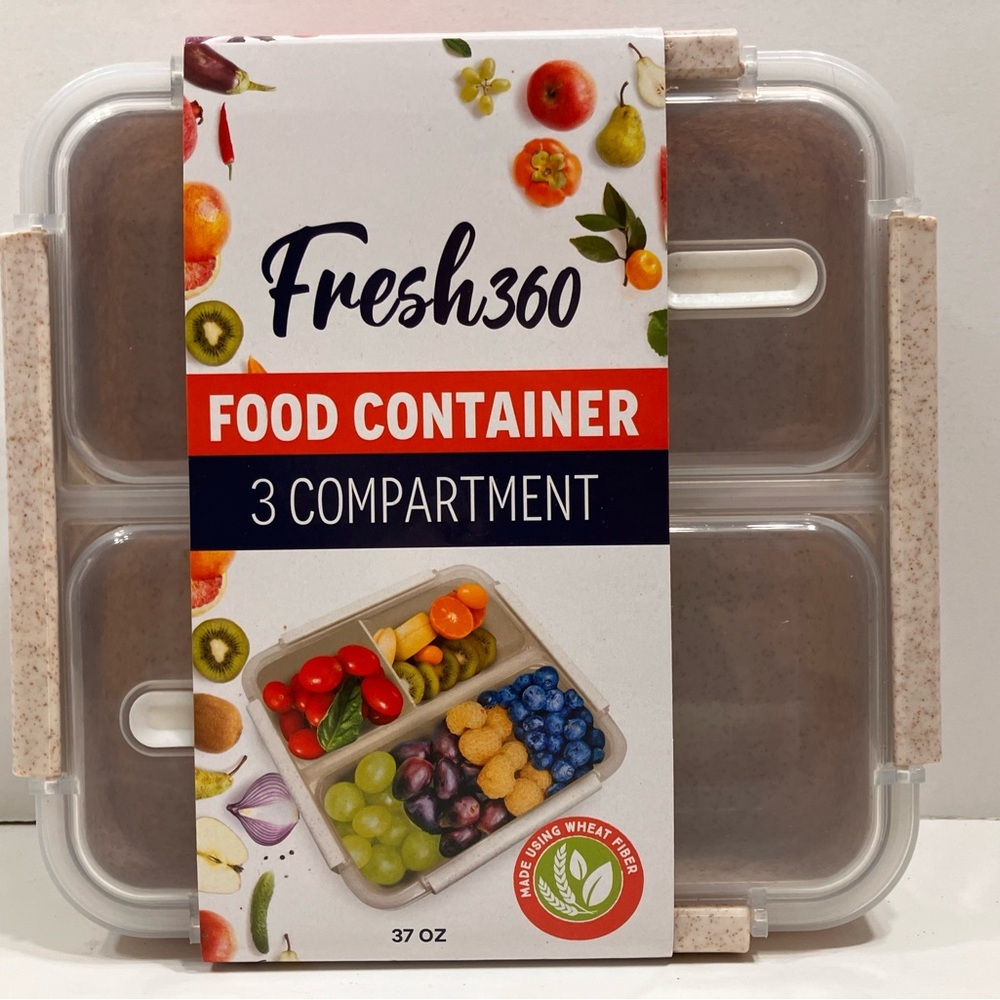 Fresh360 3-Compartment Food Container - Picture 8 of 9